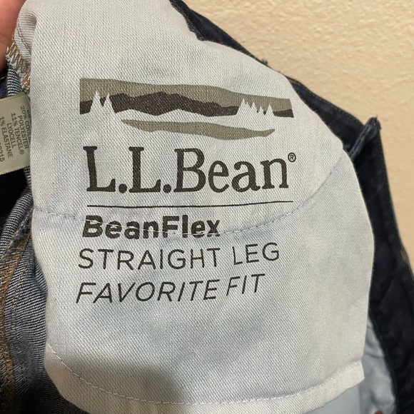 LL Bean BeanFlex women’s jeans 14 P straight leg favorite fit - Picture 2 of 7